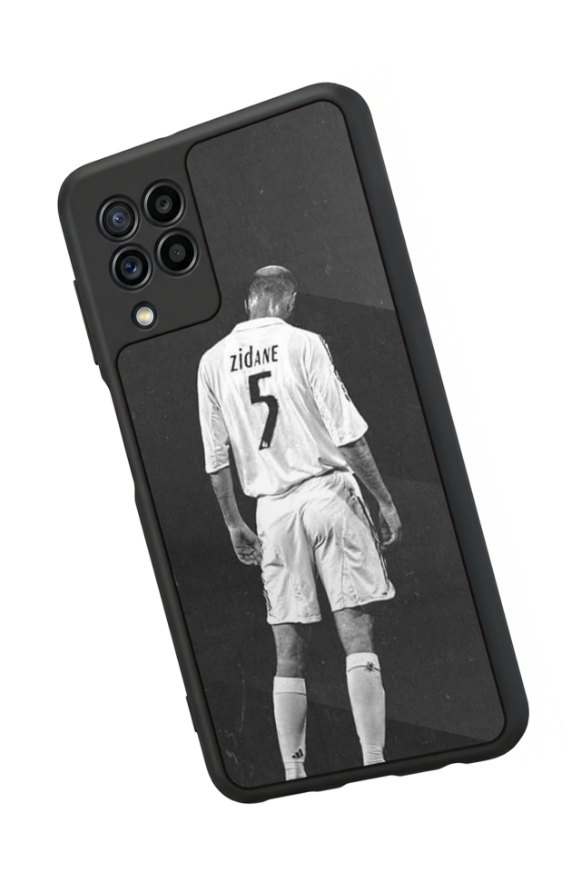 Samsung Galaxy M22 Uyumlu Zidane Tasarımlı Glossy Premium Kılıf