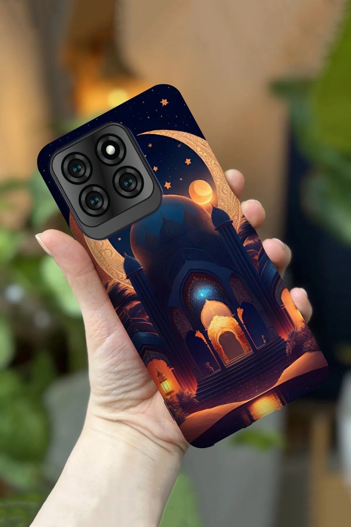 Reeder S71 Uyumlu Kamera Korumalı İslam Desenli HD Baskılı Silikon Kılıf
