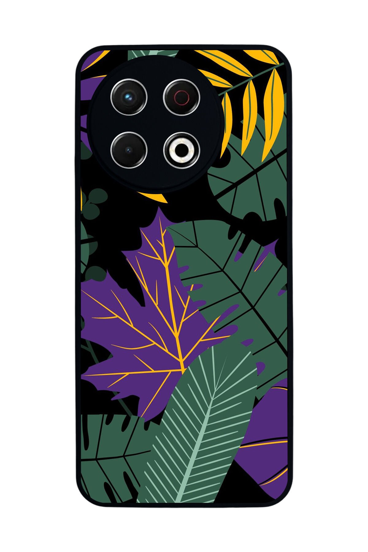 Tecno Spark 30 Pro Uyumlu Botanik Tasarımlı Glossy Premium Kılıf