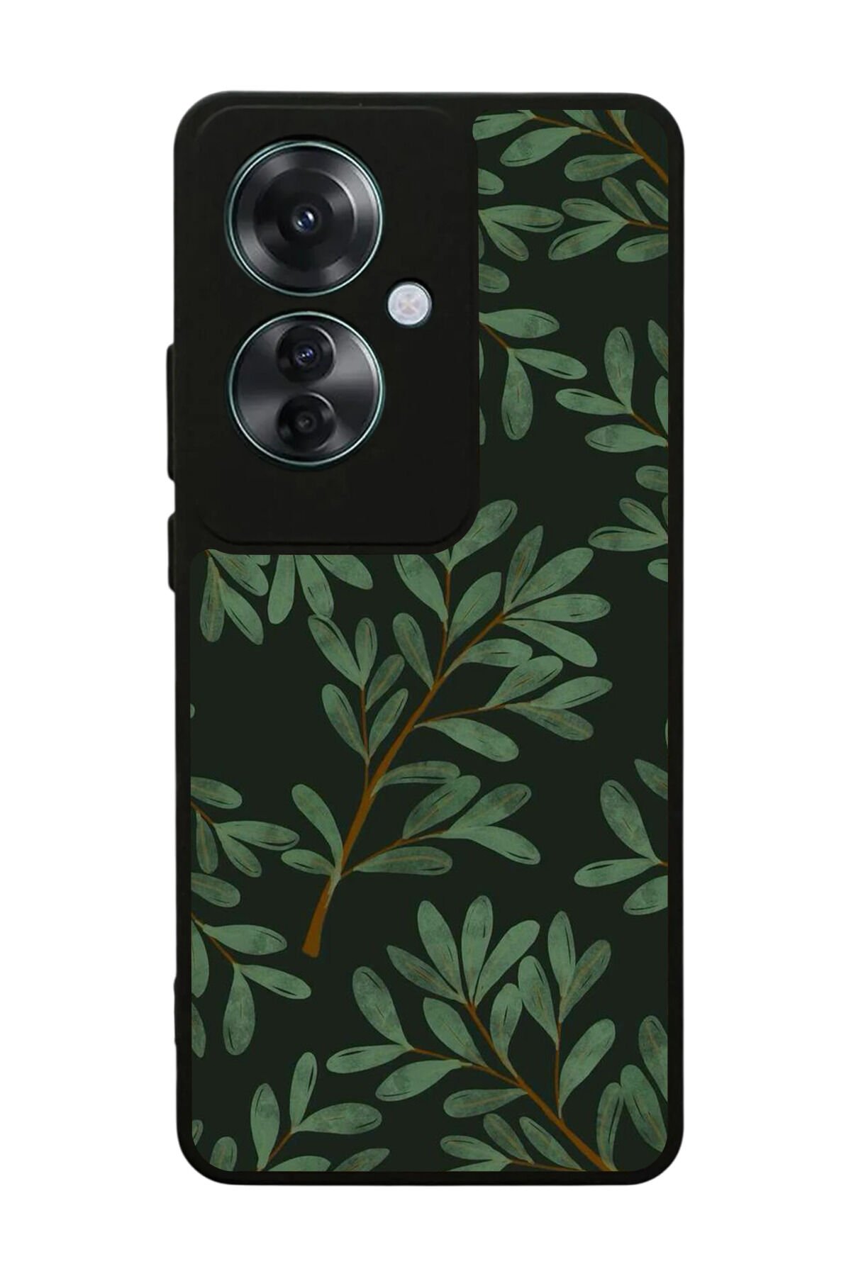 Oppo Reno 11F Uyumlu Botanik Tasarımlı Glossy Premium Kılıf