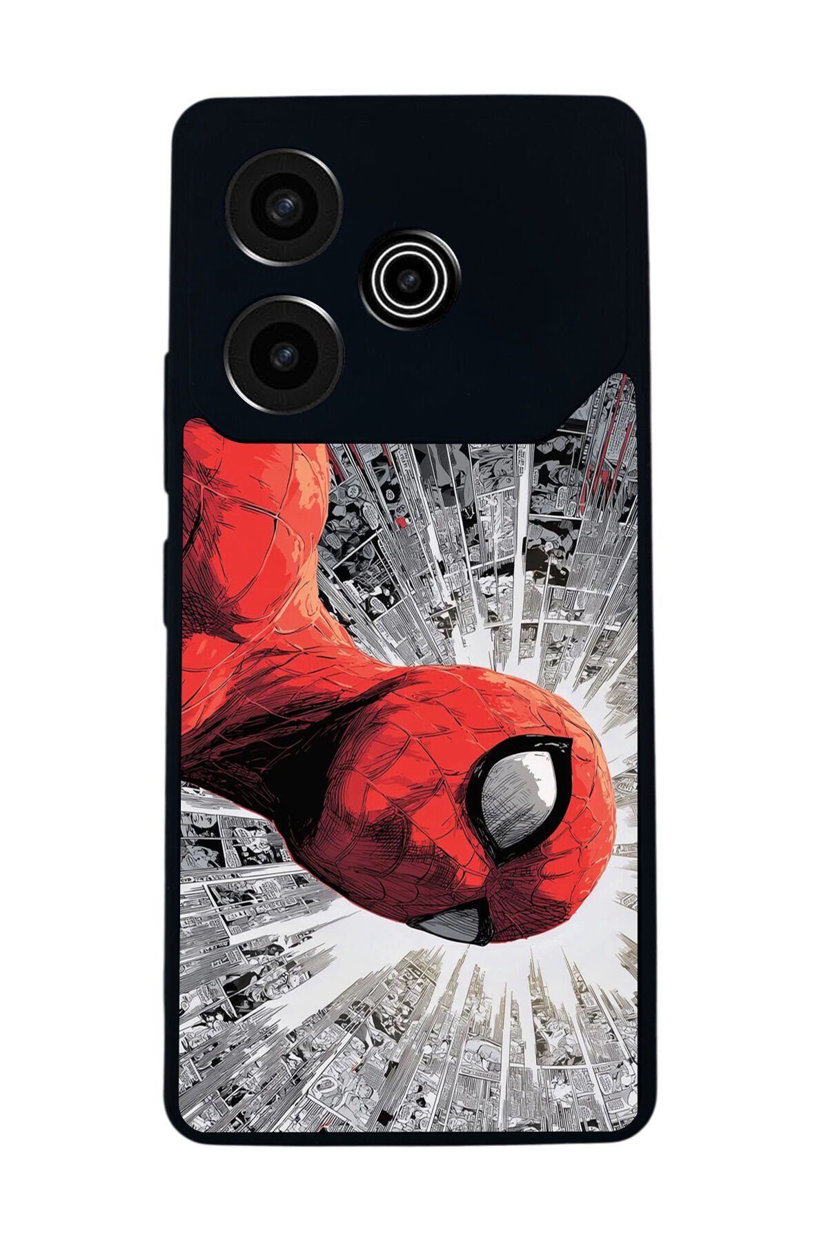 Tecno Pova 6 Uyumlu Spider Man ( Örümcek Adam ) Tasarımlı Glossy Premium Kılıf