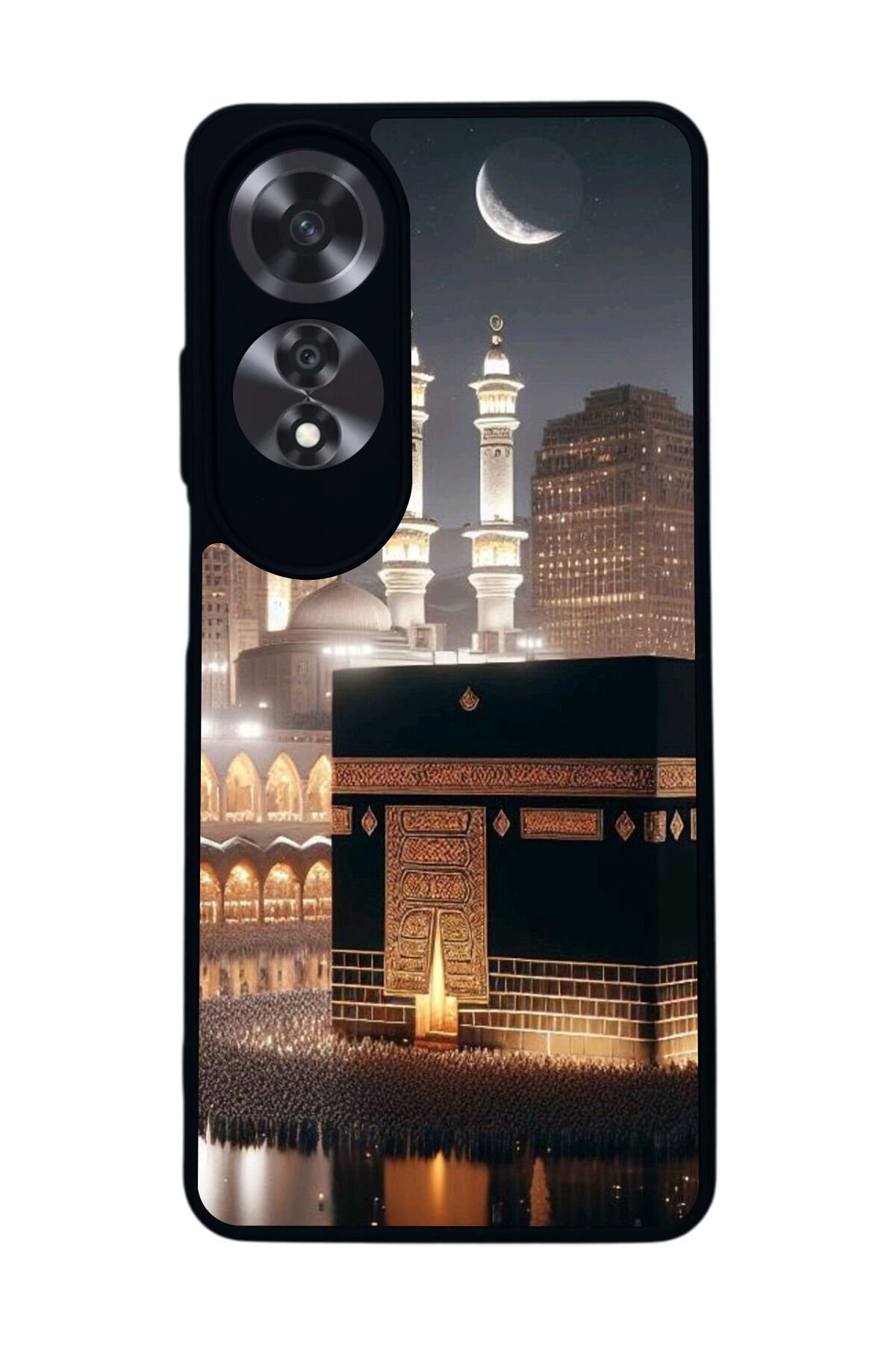 Oppo A60 Mat Siyah uyumlu Kılıf – Yumuşak Silikon, Koruyucu, Şok Emici Kapak