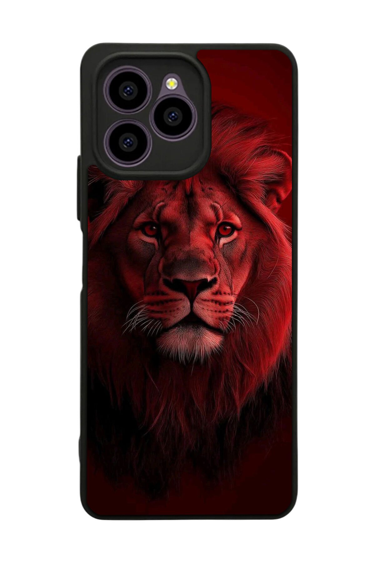 Omix X6 Uyumlu Aslan Tasarımlı Glossy Premium Kılıf
