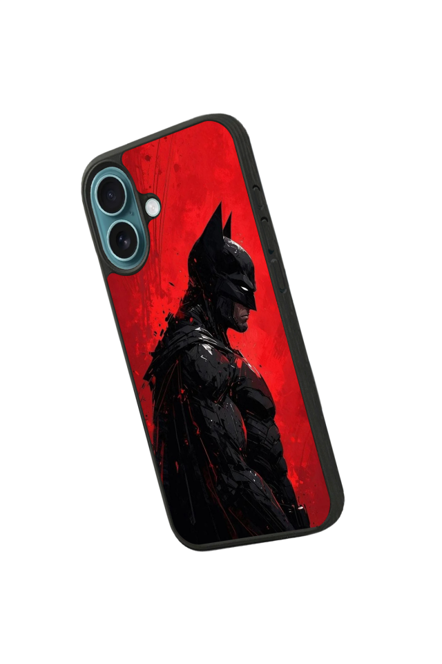 iPhone 16 Plus Uyumlu Batman Tasarımlı Glossy Premium Kılıf