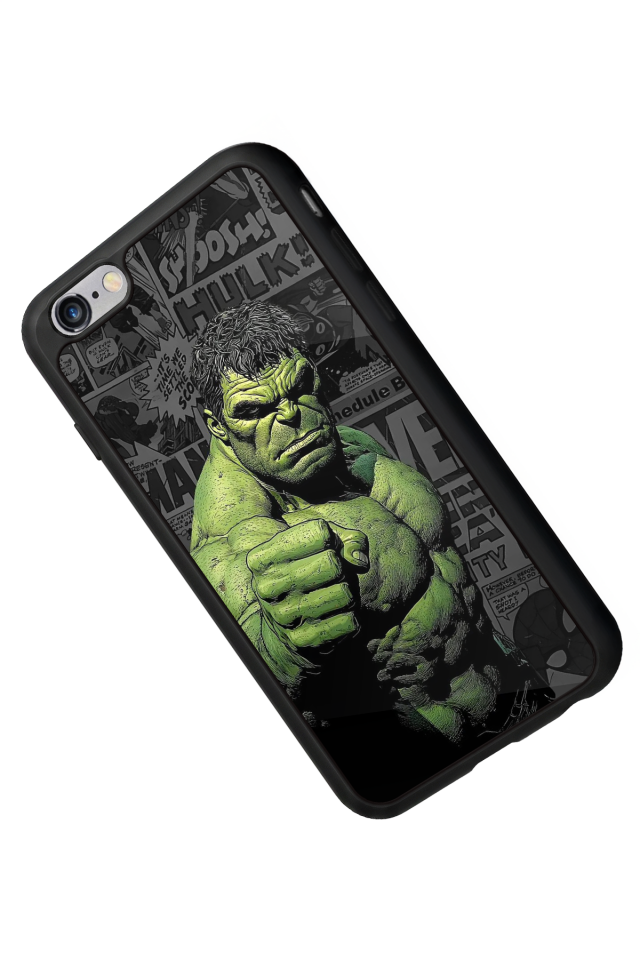 iPhone 6 Plus Uyumlu Hulk Tasarımlı Glossy Premium Kılıf
