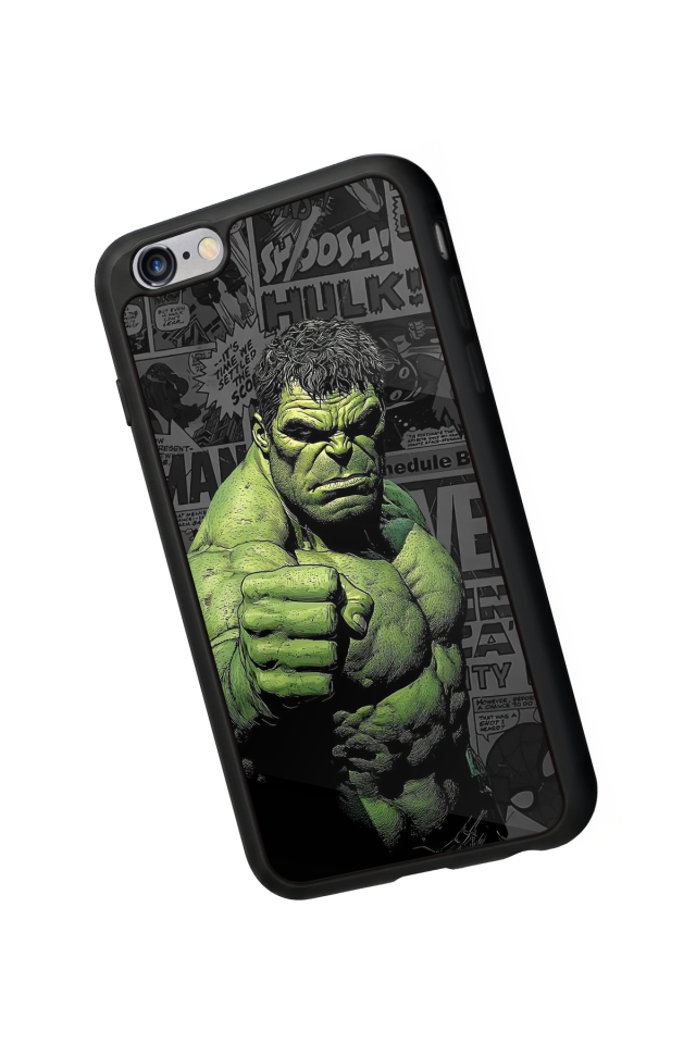 iPhone 6 Plus Uyumlu Hulk Tasarımlı Glossy Premium Kılıf