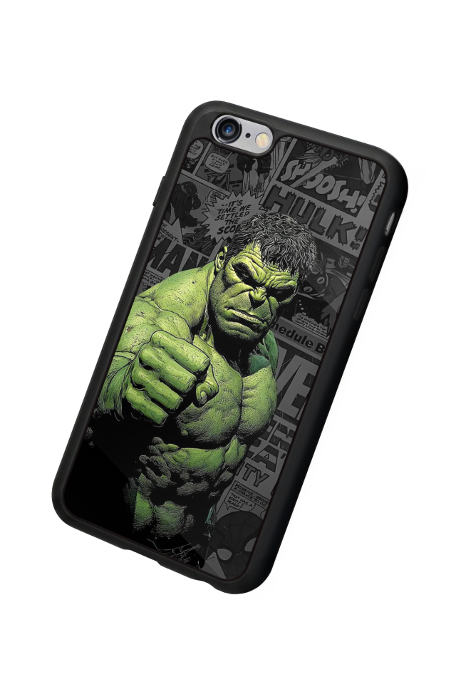 iPhone 6 Plus Uyumlu Hulk Tasarımlı Glossy Premium Kılıf