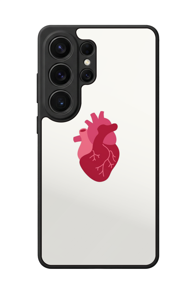Samsung Galaxy S26 Ultra Uyumlu Kalp Love Tasarımlı Glossy Premium Kılıf