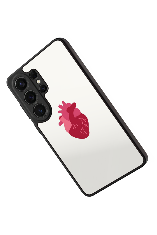 Samsung Galaxy S26 Ultra Uyumlu Kalp Love Tasarımlı Glossy Premium Kılıf