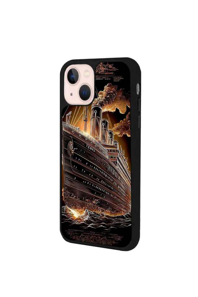 iPhone 13/14 Uyumlu Korsan Tasarımlı Glossy Premium Kılıf