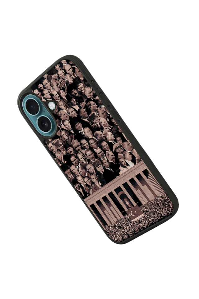 iPhone 16 Uyumlu Mustafa Kemal Ataturk Tasarımlı Glossy Premium Kılıf