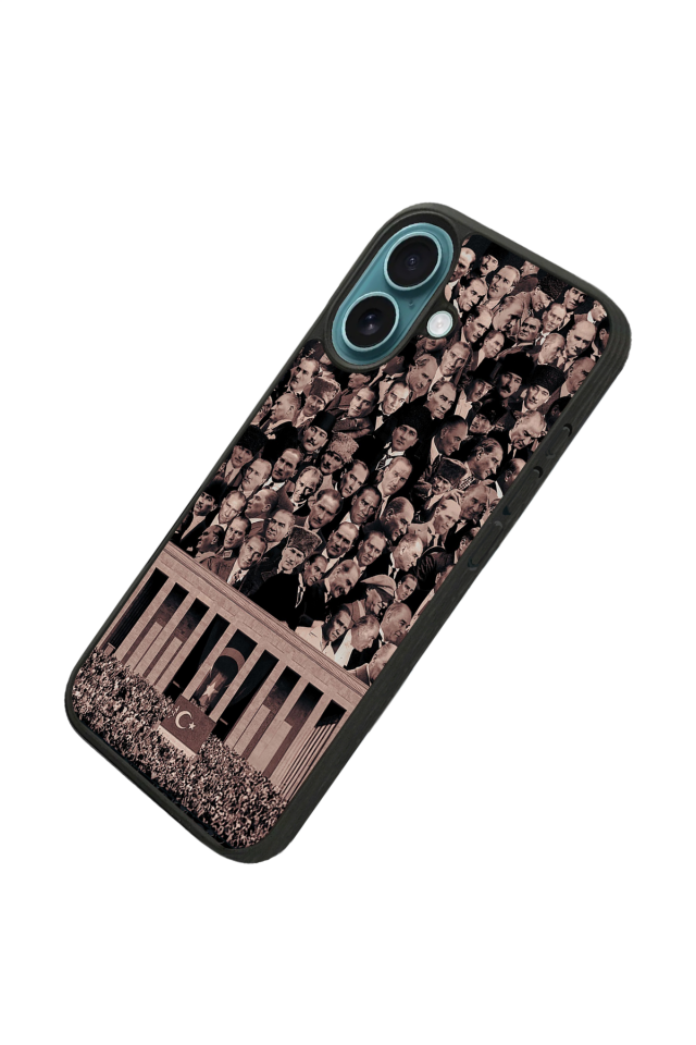 iPhone 16 Uyumlu Mustafa Kemal Ataturk Tasarımlı Glossy Premium Kılıf