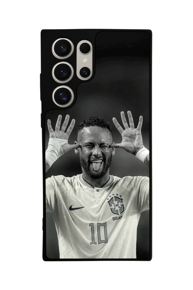 Samsung Galaxy S23 Ultra Uyumlu Neymar Tasarımlı Glossy Premium Kılıf