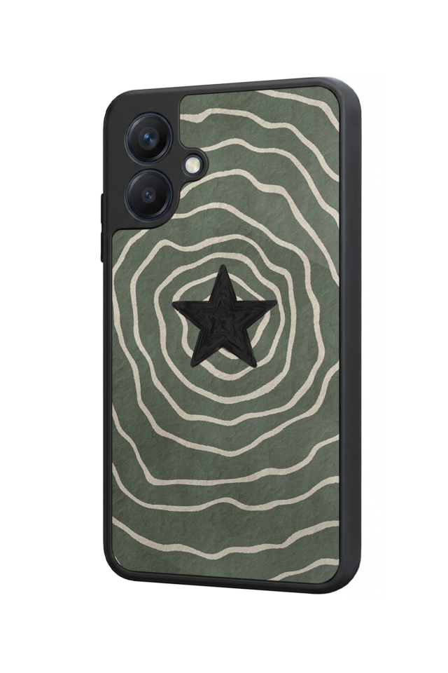 Samsung Galaxy A07 Uyumlu Retro Yildizlar Tasarımlı Glossy Premium Kılıf