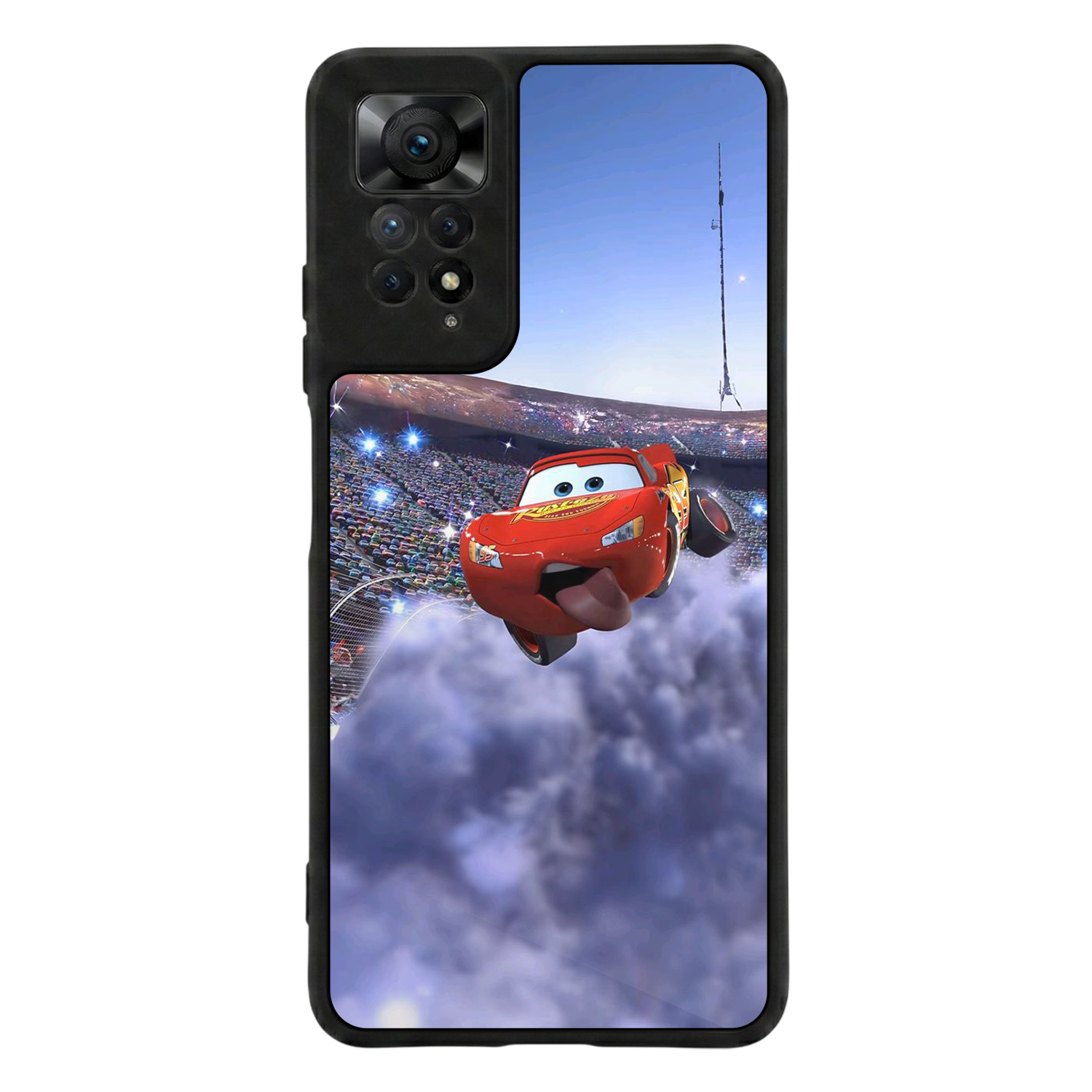 Xiaomi Redmi Note 11 Pro Uyumlu Şimsek McQueen Tasarımlı Glossy Premium Kılıf