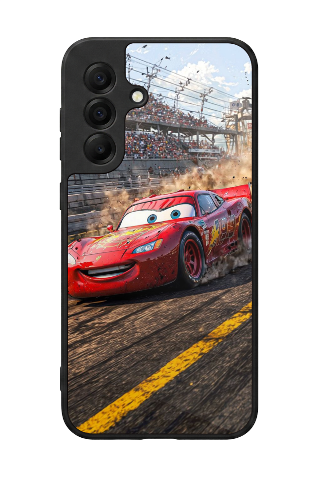 Samsung Galaxy A17 Uyumlu Şimsek McQueen Tasarımlı Glossy Premium Kılıf