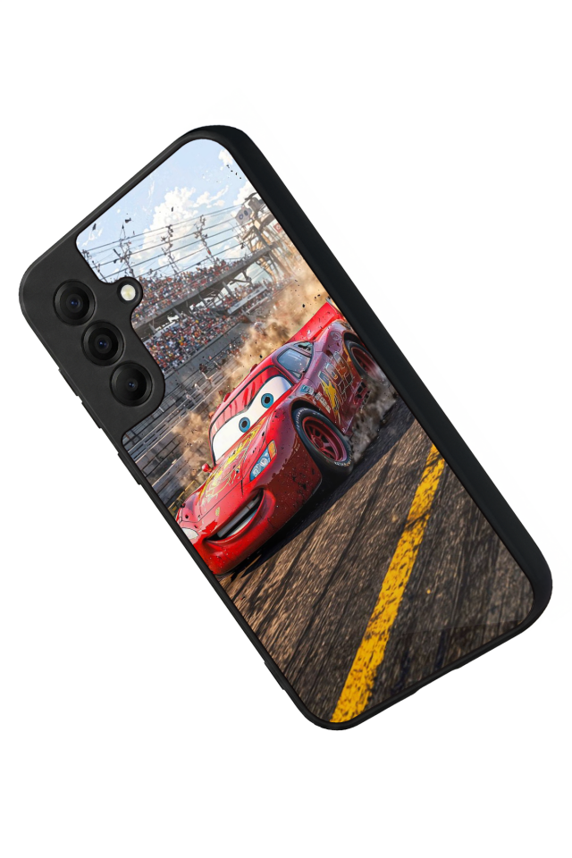 Samsung Galaxy A17 Uyumlu Şimsek McQueen Tasarımlı Glossy Premium Kılıf
