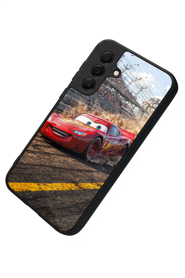 Samsung Galaxy A17 Uyumlu Şimsek McQueen Tasarımlı Glossy Premium Kılıf