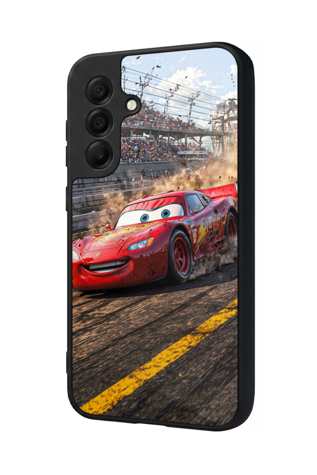 Samsung Galaxy A17 Uyumlu Şimsek McQueen Tasarımlı Glossy Premium Kılıf