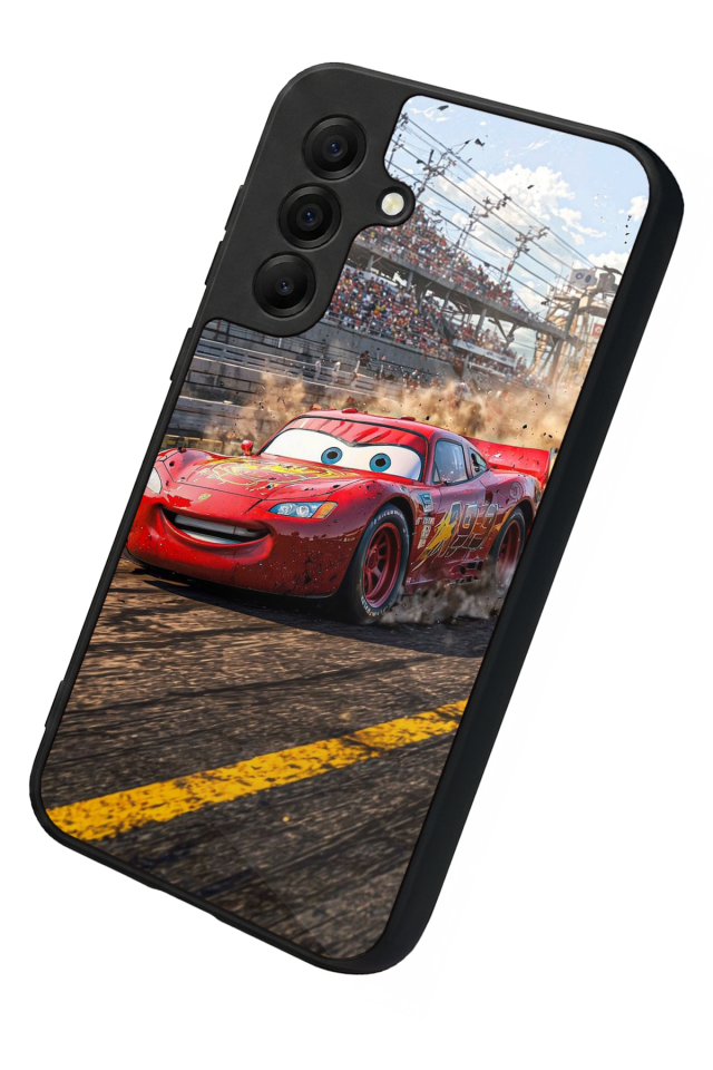 Samsung Galaxy A17 Uyumlu Şimsek McQueen Tasarımlı Glossy Premium Kılıf