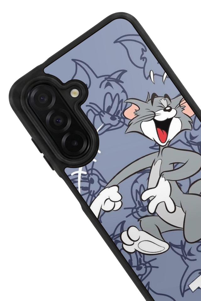 Samsung Galaxy A26 Uyumlu Tom And Jerry Tasarımlı Glossy Premium Kılıf
