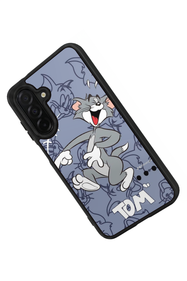 Samsung Galaxy A26 Uyumlu Tom And Jerry Tasarımlı Glossy Premium Kılıf