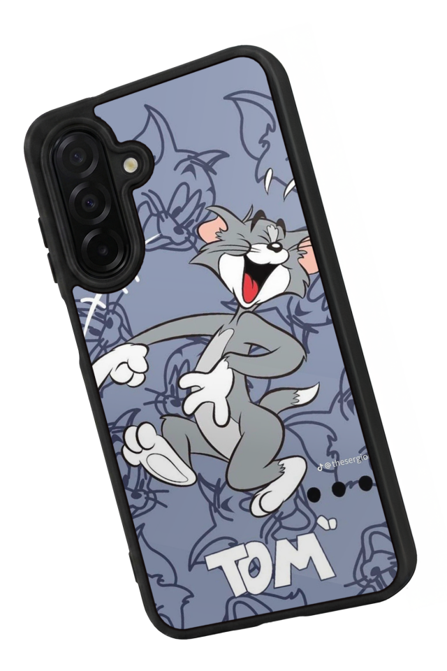 Samsung Galaxy A26 Uyumlu Tom And Jerry Tasarımlı Glossy Premium Kılıf