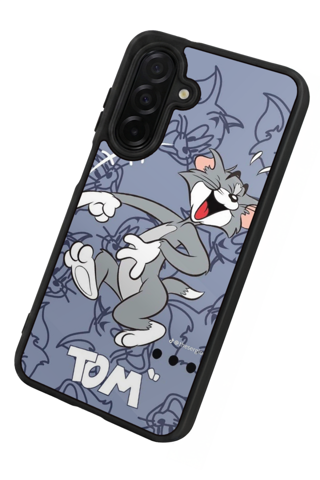 Samsung Galaxy A26 Uyumlu Tom And Jerry Tasarımlı Glossy Premium Kılıf