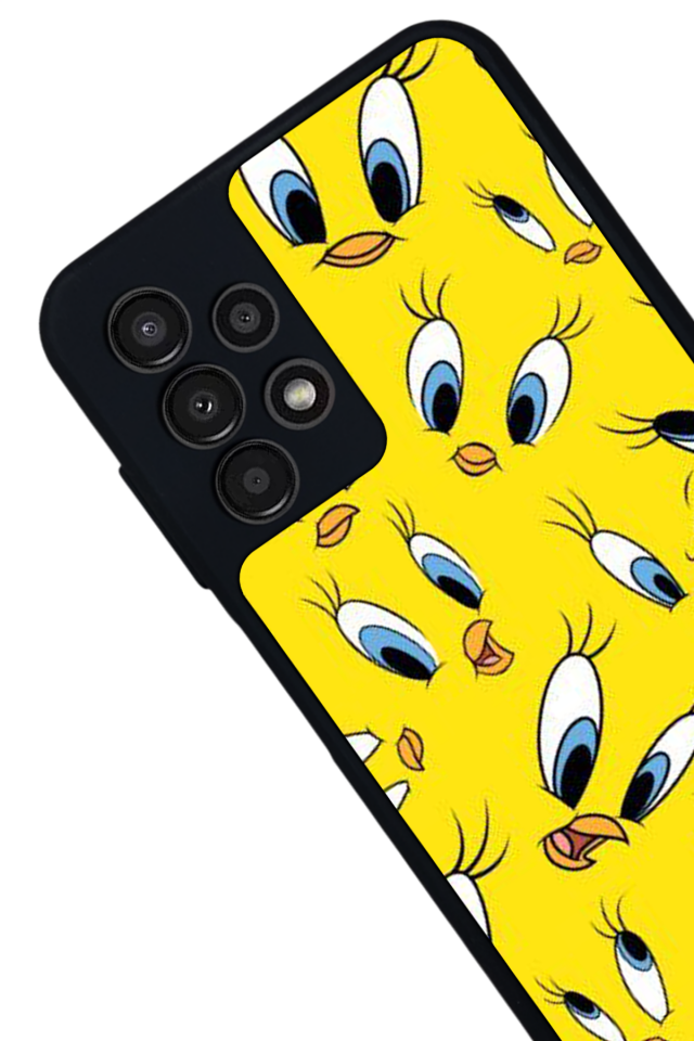 Samsung Galaxy A13 Uyumlu Tweety Tasarımlı Glossy Premium Kılıf