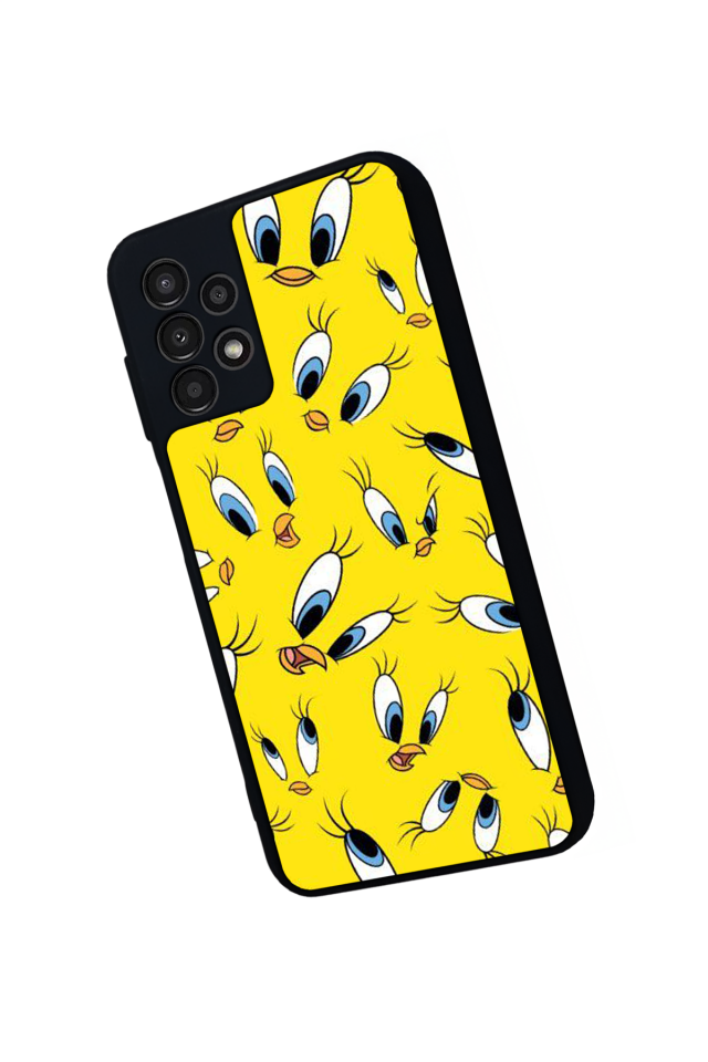 Samsung Galaxy A13 Uyumlu Tweety Tasarımlı Glossy Premium Kılıf