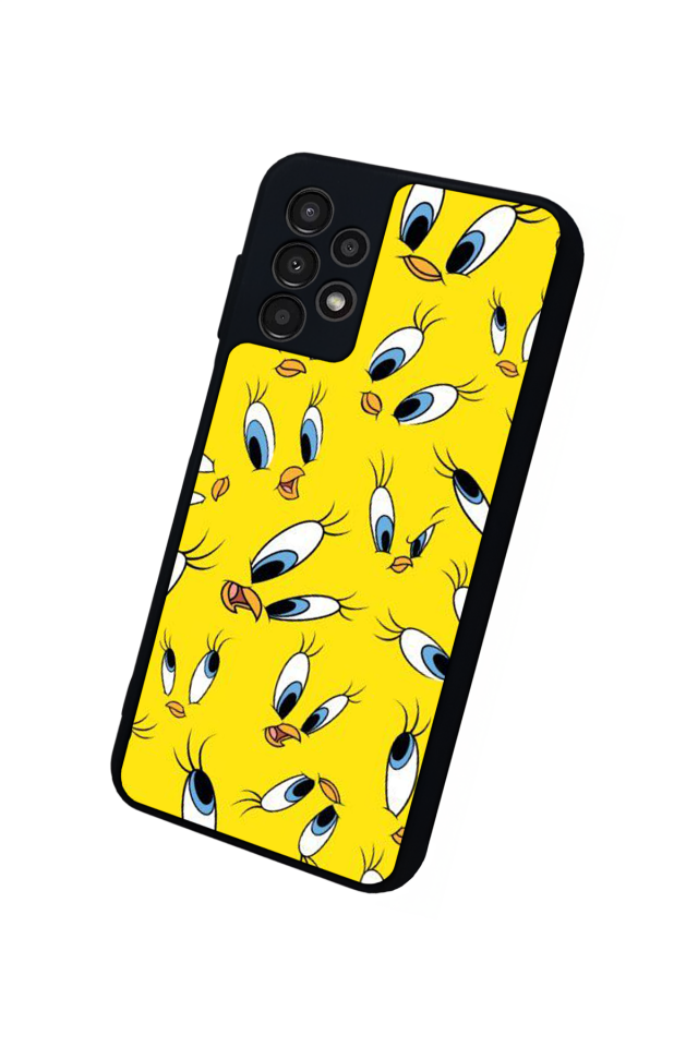 Samsung Galaxy A13 Uyumlu Tweety Tasarımlı Glossy Premium Kılıf