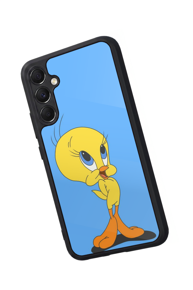 Samsung Galaxy M34 Uyumlu Tweety Tasarımlı Glossy Premium Kılıf
