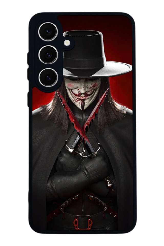 Samsung Galaxy S24 FE Uyumlu Vendetta Tasarımlı Glossy Premium Kılıf