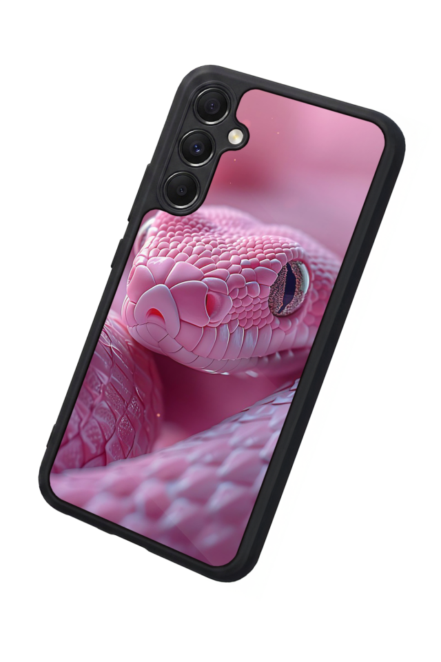 Samsung Galaxy A34 Uyumlu Yılan Tasarımlı Glossy Premium Kılıf