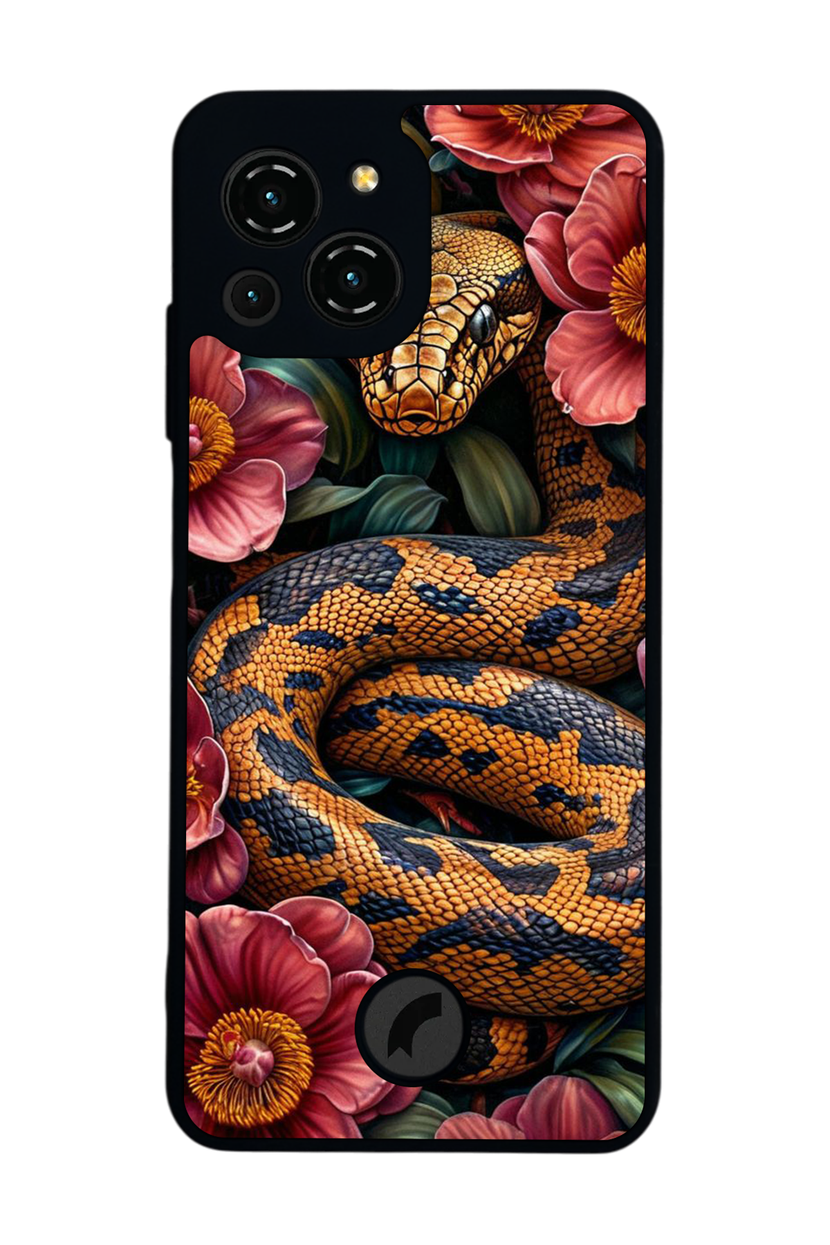 Reeder S23 Pro Max Uyumlu Yılan Tasarımlı Glossy Premium Kılıf