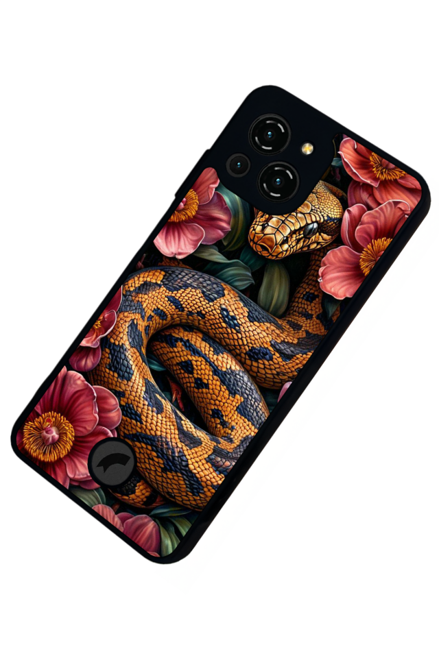 Reeder S23 Pro Max Uyumlu Yılan Tasarımlı Glossy Premium Kılıf