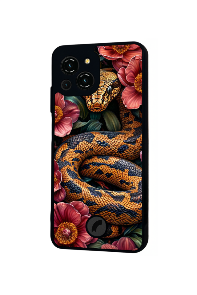 Reeder S23 Pro Max Uyumlu Yılan Tasarımlı Glossy Premium Kılıf
