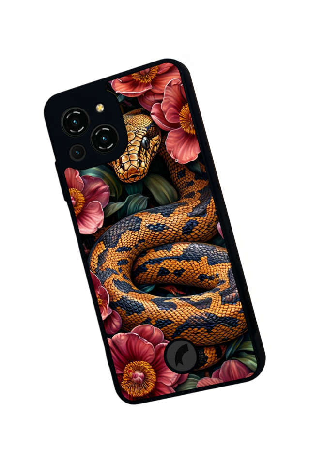 Reeder S23 Pro Max Uyumlu Yılan Tasarımlı Glossy Premium Kılıf