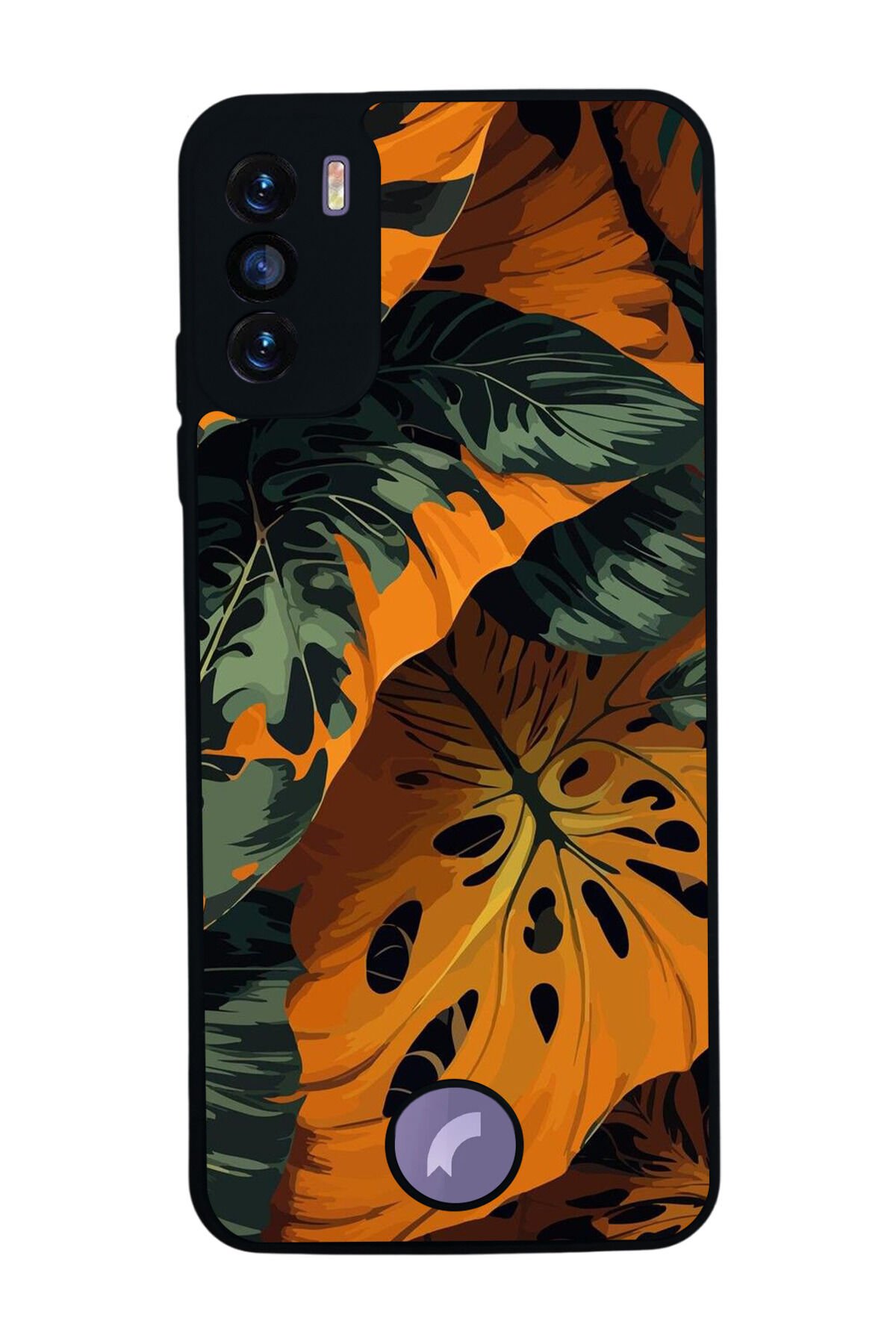 Reeder S19 Max Pro S Uyumlu Botanik Tasarımlı Glossy Premium Kılıf