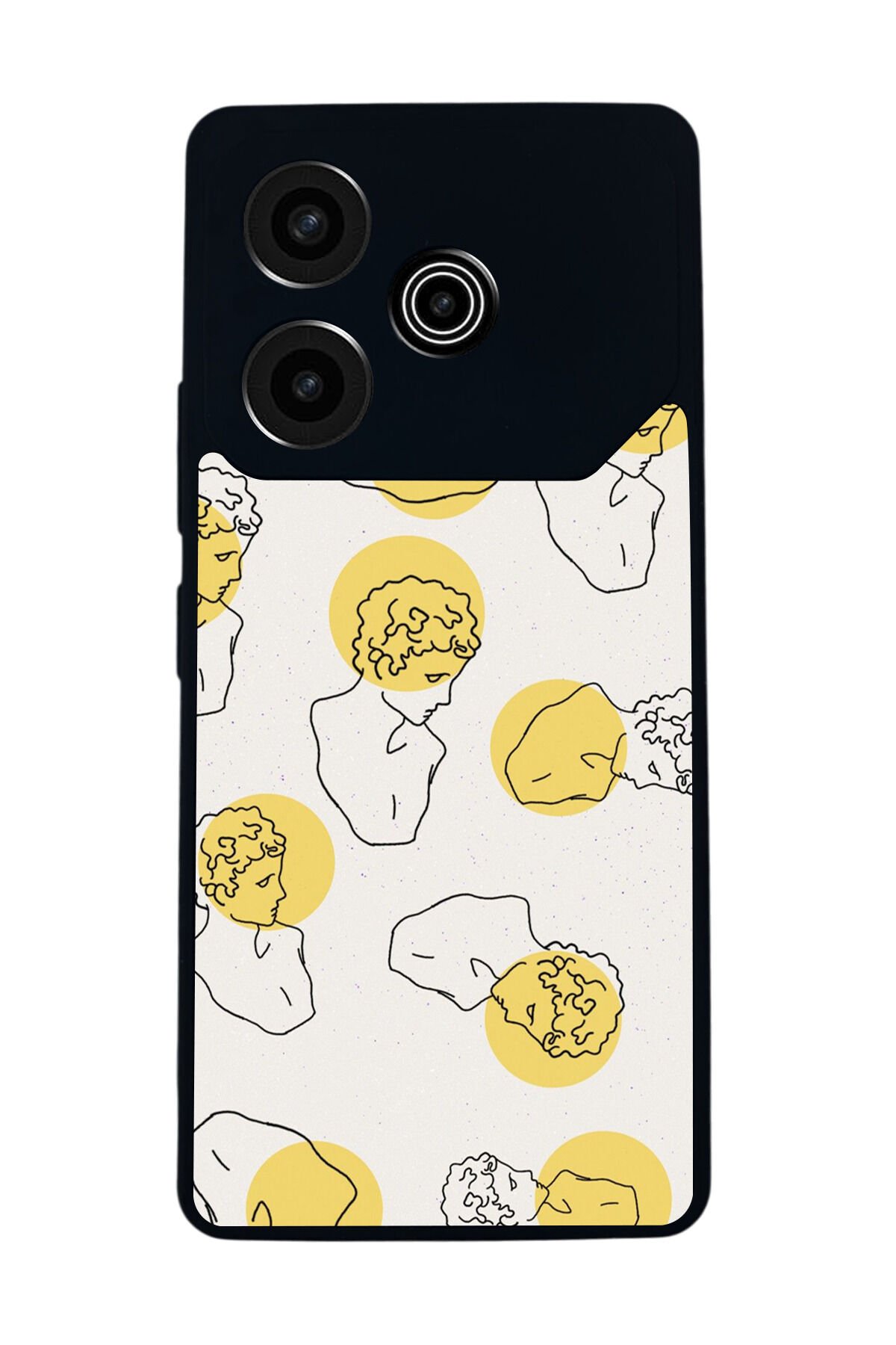Tecno Pova 6 Uyumlu Line Art Tasarımlı Glossy Premium Kılıf