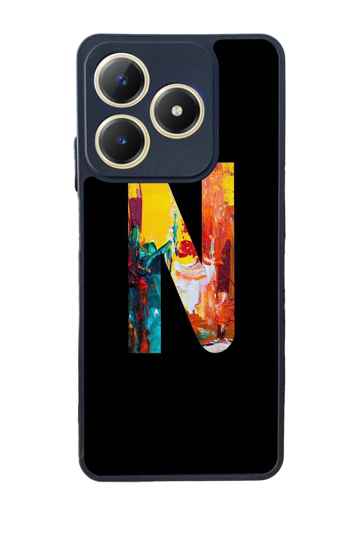 Realme C63 Mat Uyumlu Siyah Kılıf – Yumuşak Silikon, Koruyucu, Şok Emici Kapak