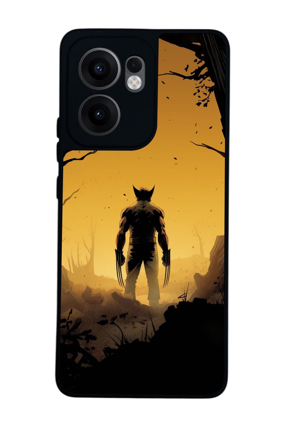 Oppo Reno 13F Uyumlu Wolverine Tasarımlı Glossy Premium Kılıf