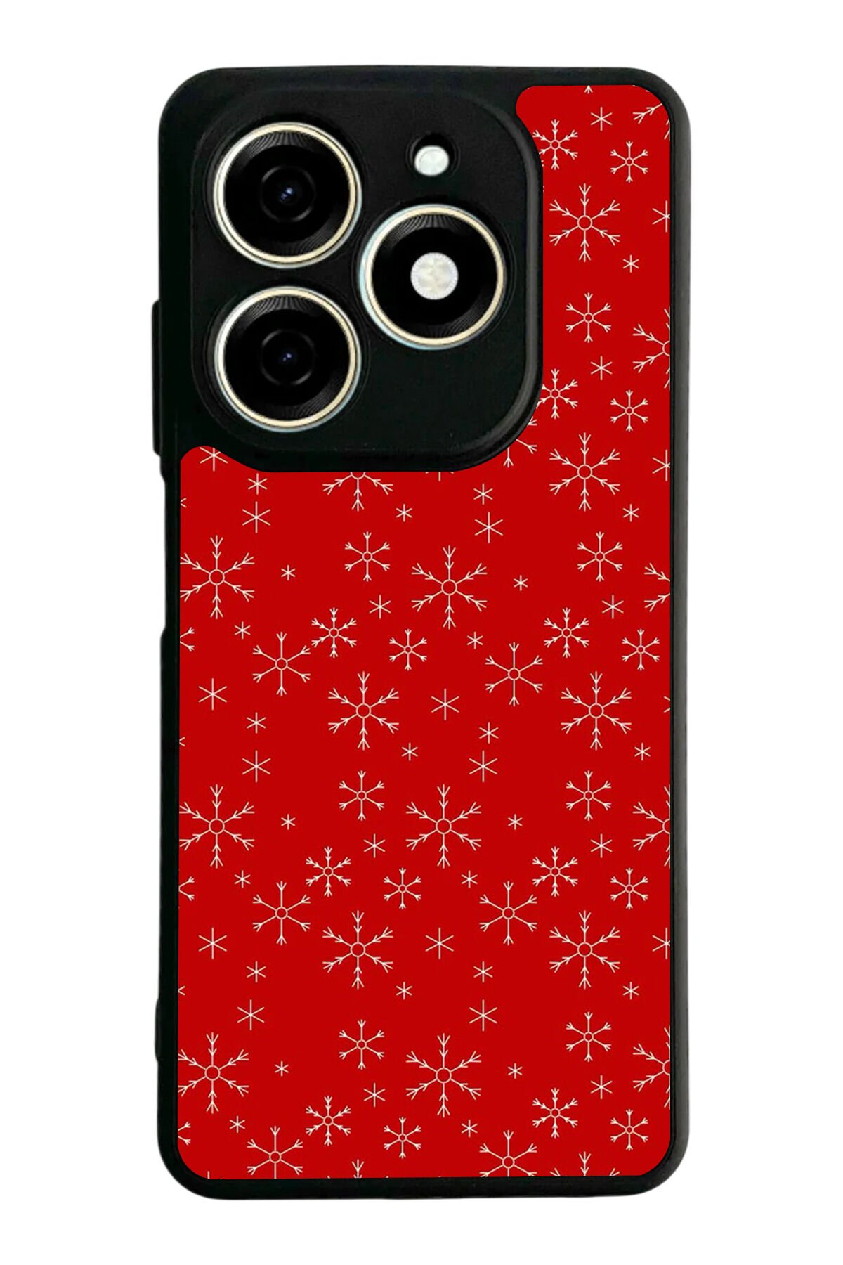 Infınıx Smart 8 Pro Uyumlu Yilbasi Christmas Tasarımlı Glossy Premium Kılıf