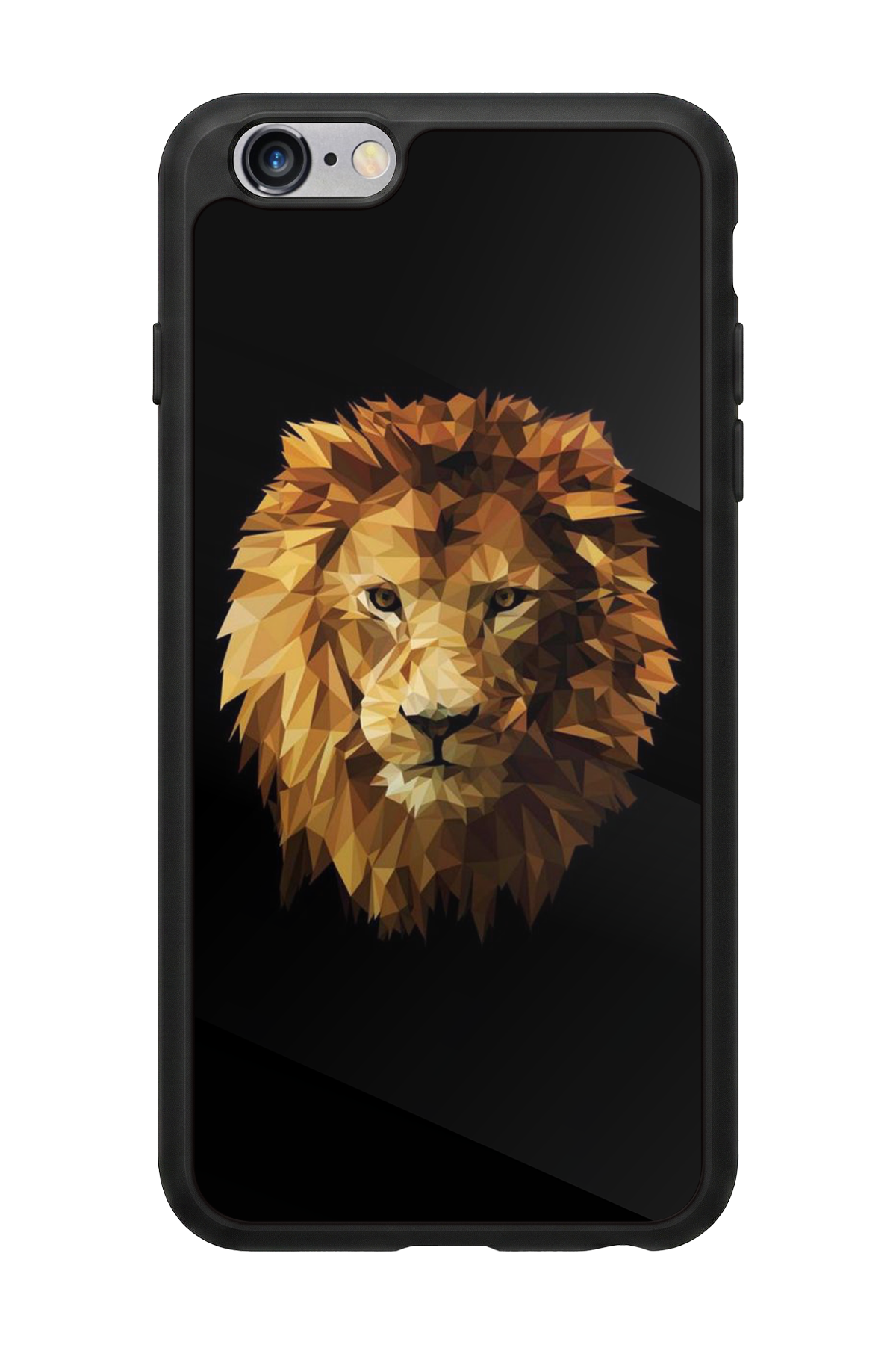 iPhone 6 Plus Uyumlu Aslan Tasarımlı Glossy Premium Kılıf