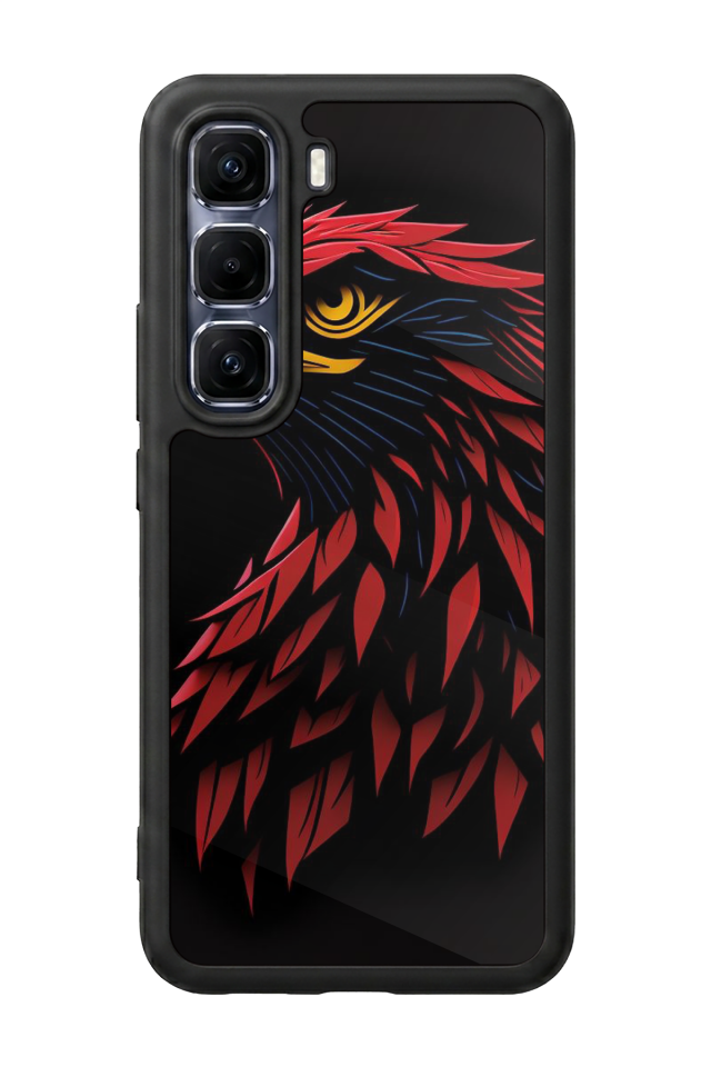 Infinix Hot 60 Pro Plus Uyumlu Besiktas Tasarımlı Glossy Premium Kılıf