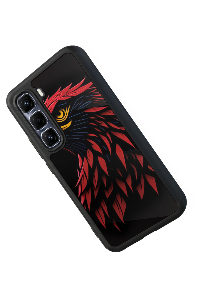 Infinix Hot 60 Pro Plus Uyumlu Besiktas Tasarımlı Glossy Premium Kılıf