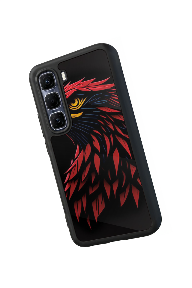 Infinix Hot 60 Pro Plus Uyumlu Besiktas Tasarımlı Glossy Premium Kılıf