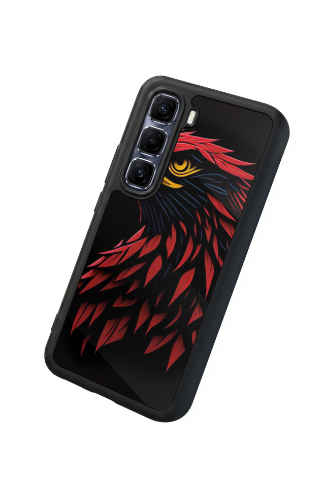 Infinix Hot 60 Pro Plus Uyumlu Besiktas Tasarımlı Glossy Premium Kılıf