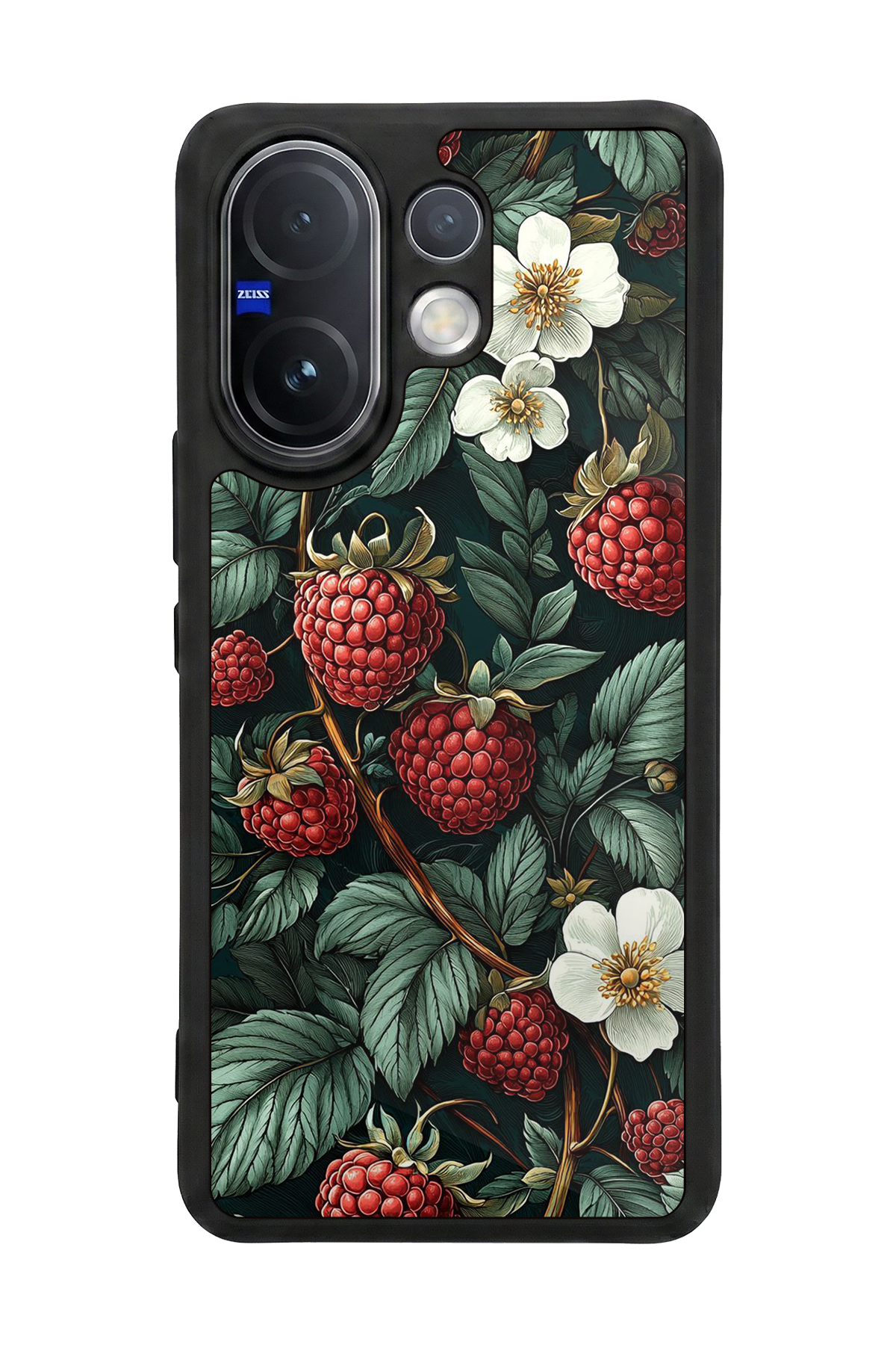 Vivo V60 Uyumlu Botanik Tasarımlı Glossy Premium Kılıf