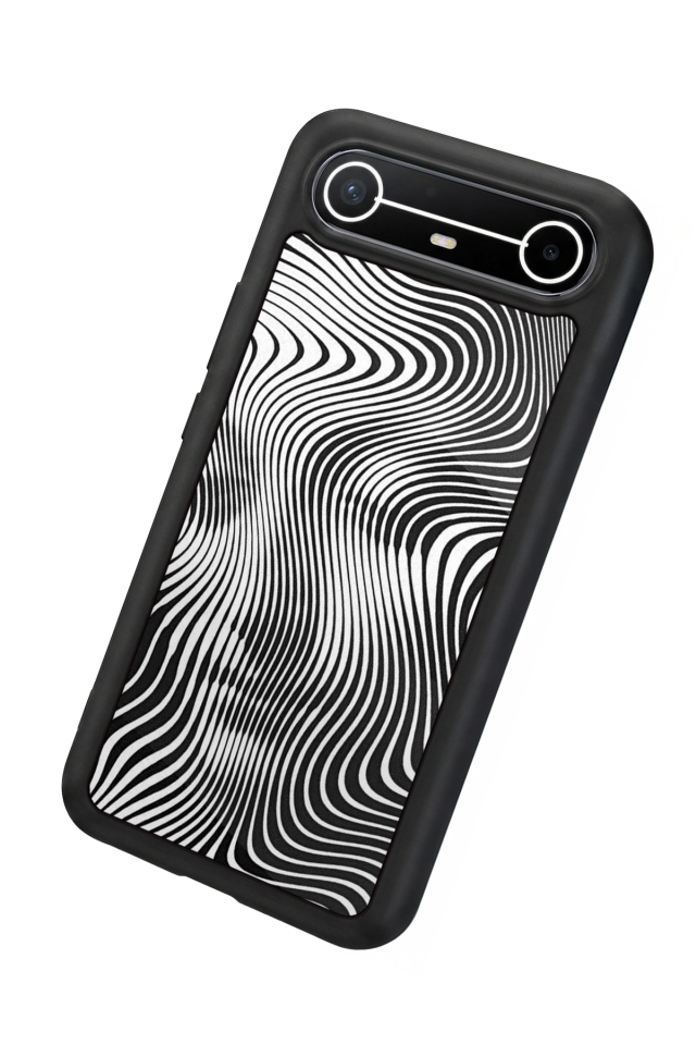 Tecno Spark Slim 5G Uyumlu Çizgi Sanatı Tasarımlı Glossy Premium Kılıf